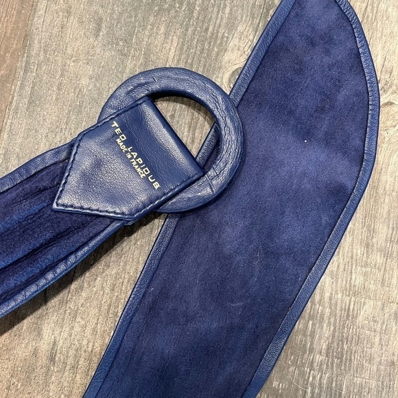 TED LAPIDUS Paris Vintage 80s Short Sleeves Color Blocked Dress US 8/40. - Picture 13 of 14